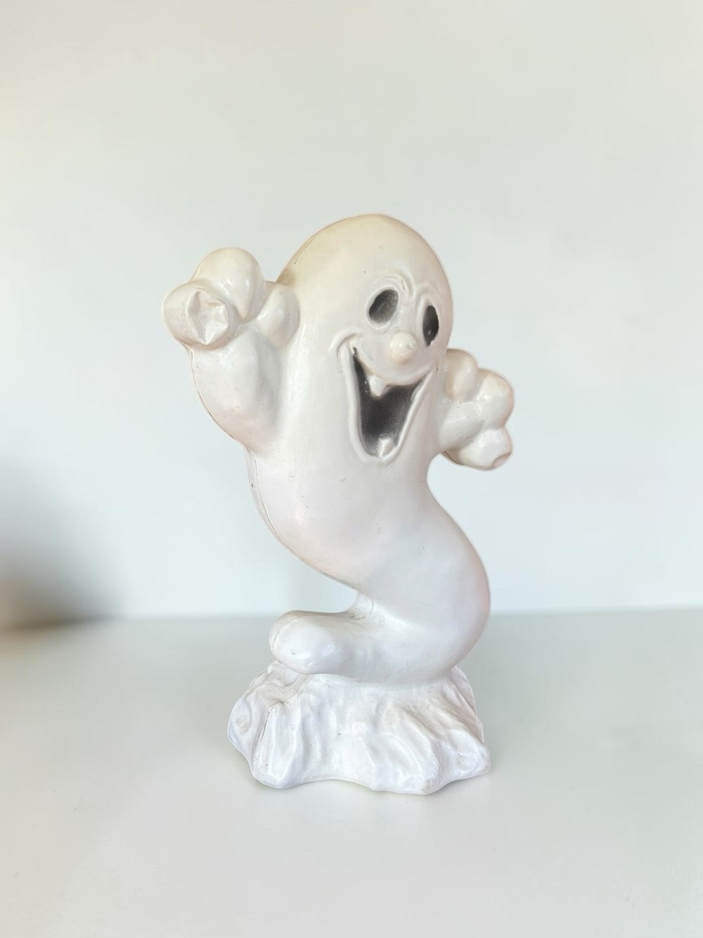 Vintage 21" Ghost Blow Mold Halloween Decor Light Up Replacement Cord Needed